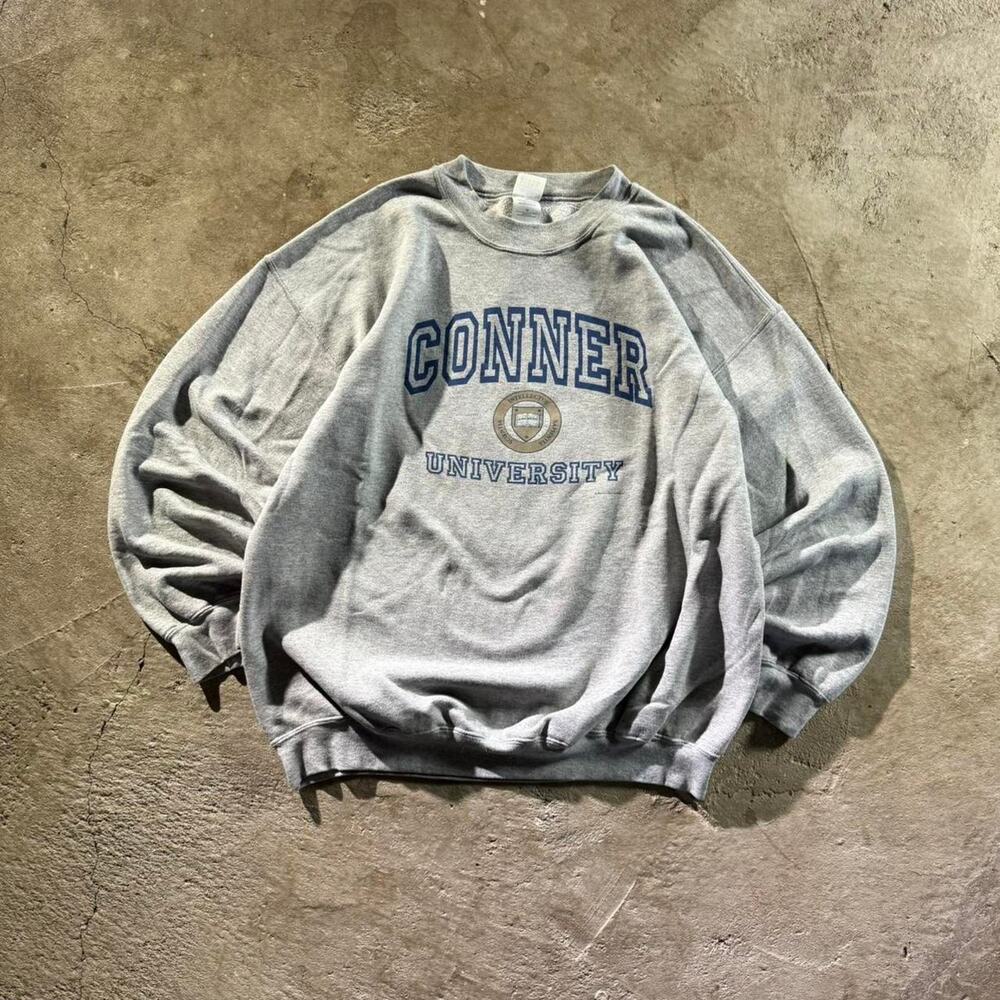 Vintage VTG Y2K Conner University College Logo Crewneck Sweatshirt